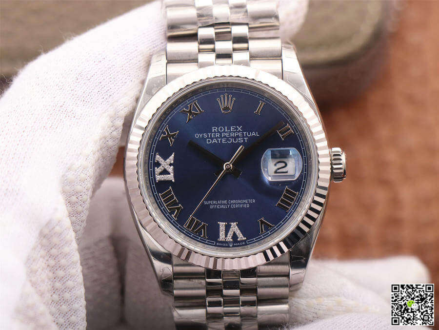 Best Replica Replica Rolex Datejust 126234 1:1 Best Edition EW Factory Blue Dial - Colareps