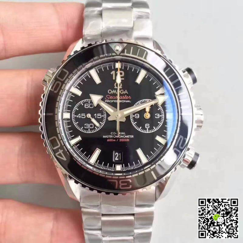 Best Replica Replica Omega Seamaster Planet Ocean 232.30.46.51.01.001 OM Factory 1:1 Best Edition Swiss ETA7750 Black Dial - Colareps