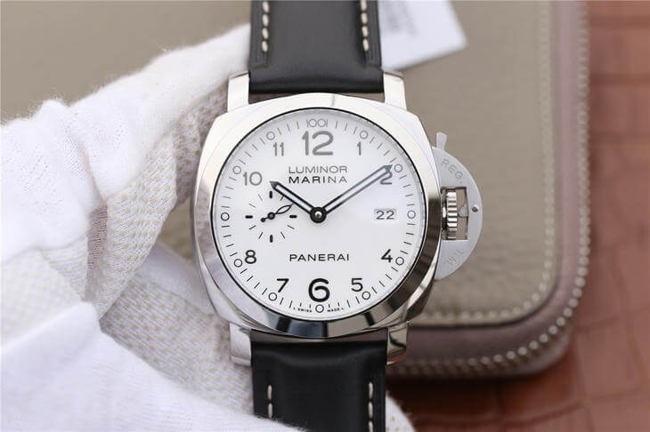 Best Replica Panerai Replica Luminor 1950 PAM00499 1:1 Best Edition VS Factory White Dial - Colareps