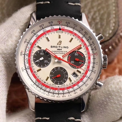 Best Replica Replica Breitling Navitimer AB01219A1G1X1 1:1 Best Edition V9 Factory Silver Dial Swiss ETA7750 - Colareps