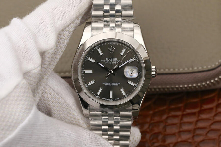 Best Replica Replica Rolex Datejust M126300-0008 1:1 Best Edition EW Factory Grey Dial - Colareps