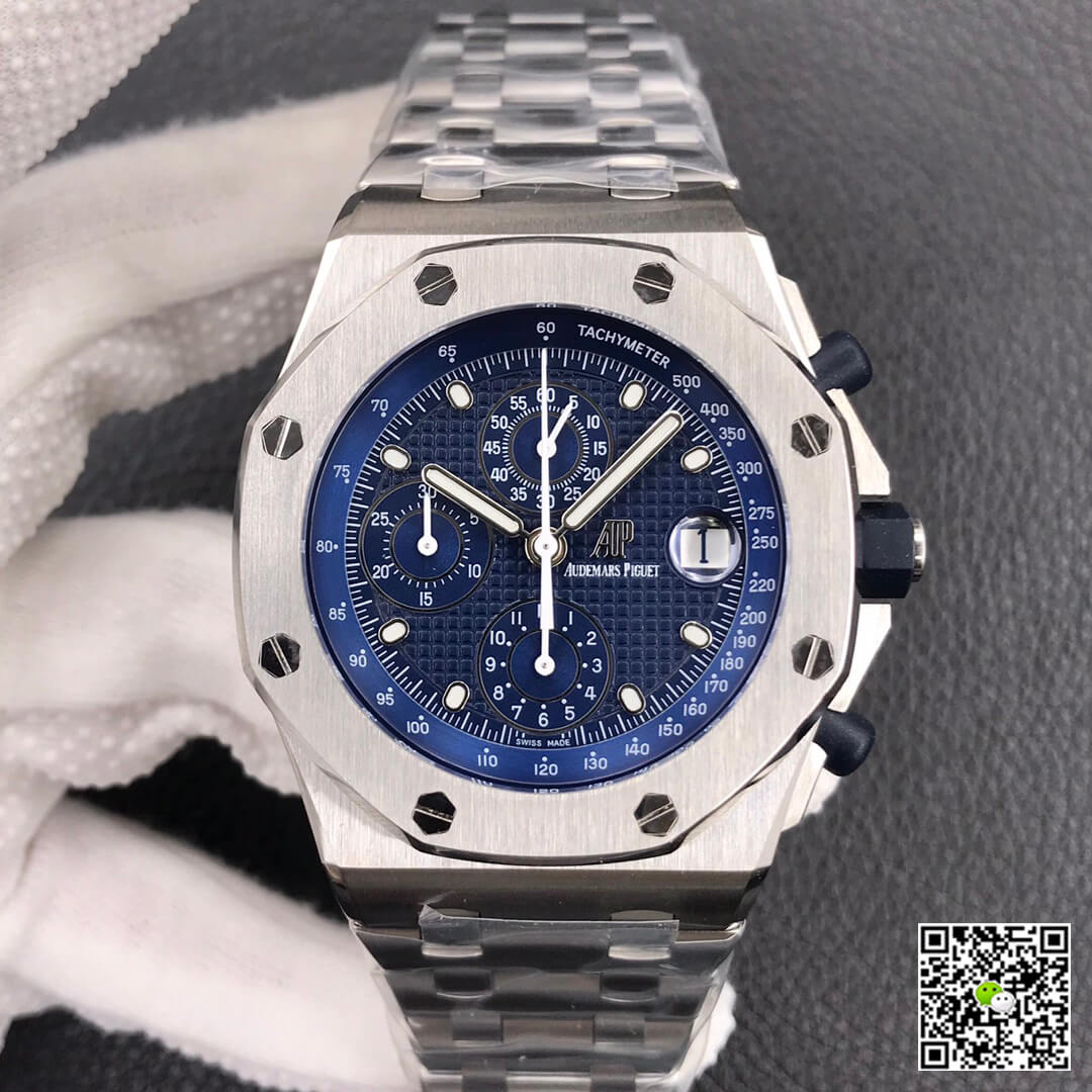 Best Replica Replica Audemars Piguet Royal Oak Offshore 26237ST 1:1 Best Edition JF Factory Blue Dial - Colareps