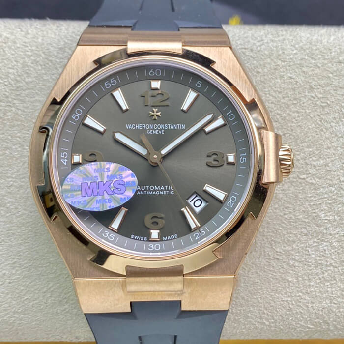 Best Replica Replica Vacheron Constantin Overseas 42MM 1:1 Best Edition MKS Factory Rose Gold - Colareps
