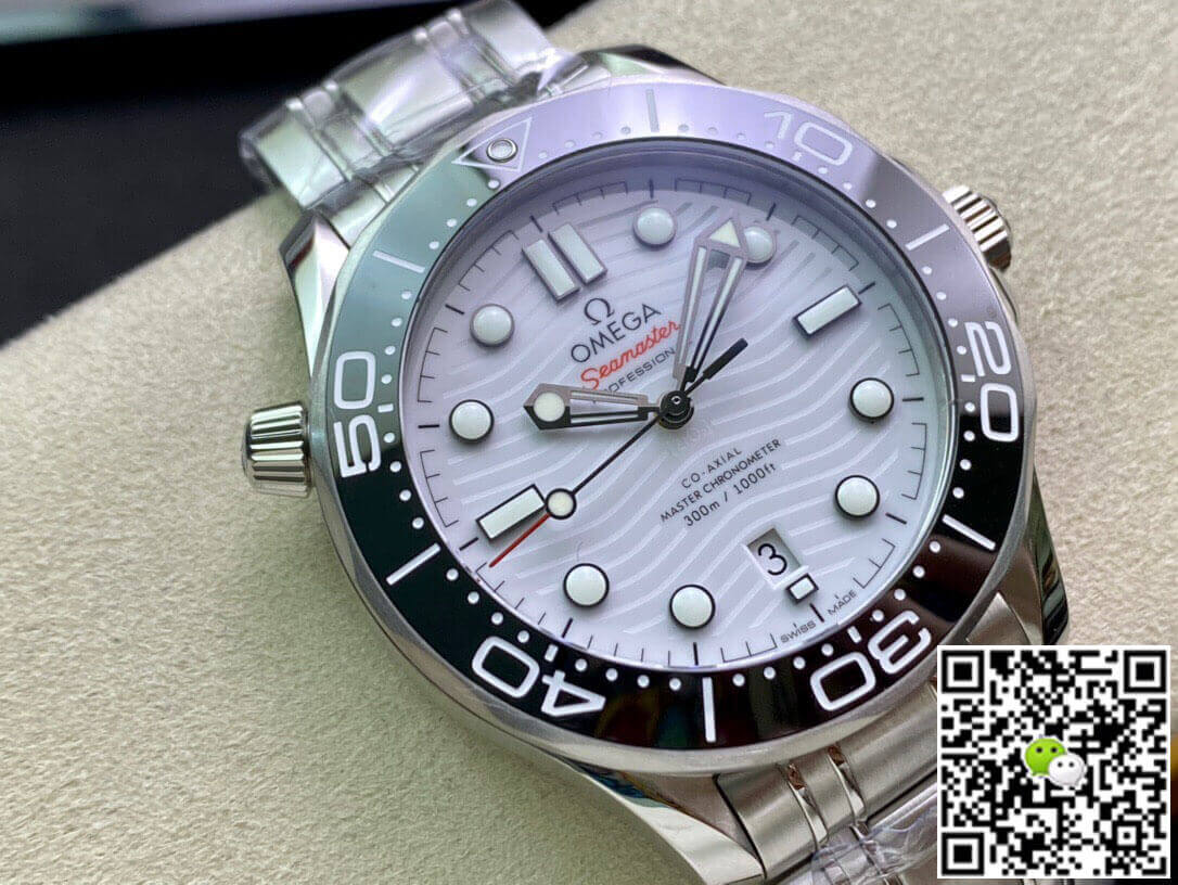 Best Replica Replica Omega Seamaster Diver 300M 210.30.42.20.04.001 1:1 Best Edition OR Factory White Dial - Colareps