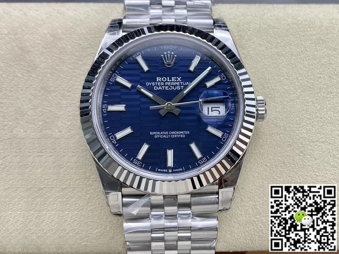 Best Replica Replica Rolex Datejust M126334-0031 41MM 1:1 Best Edition VS Factory Blue Dial - Colareps