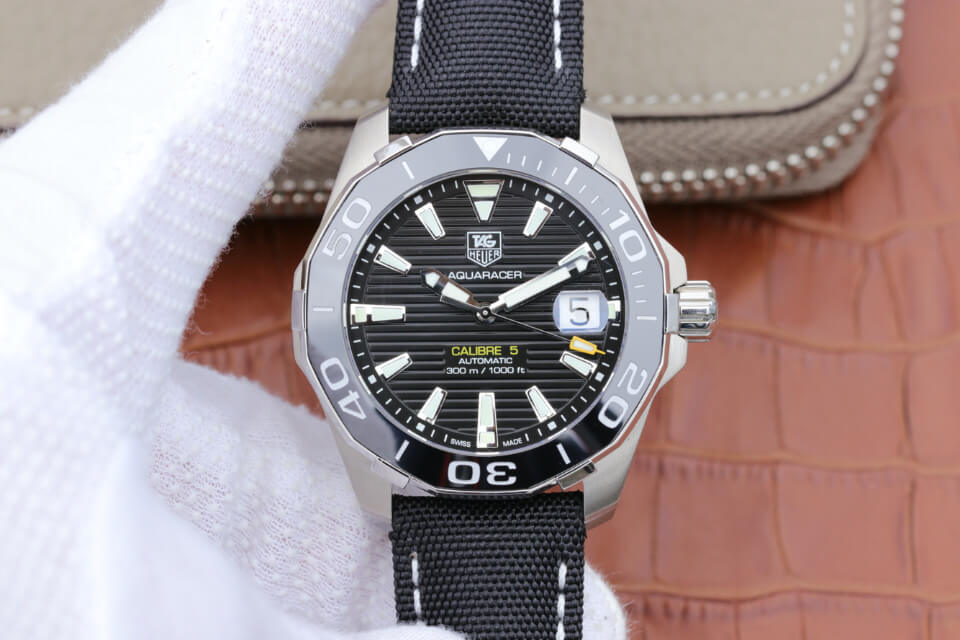 Best Replica Replica Tag Heuer Aquaracer 300M WAY211A.FC6362 1:1 Best Edition V6 Factory Black Dial - Colareps