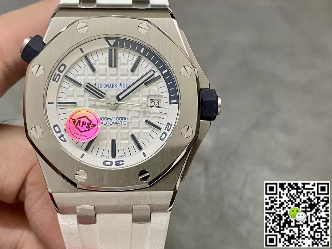 Best Replica Replica Audemars Piguet Royal Oak Offshore 15710ST.OO.A010CA.01 1:1 Best Edition APS Factory White Dial - Colareps