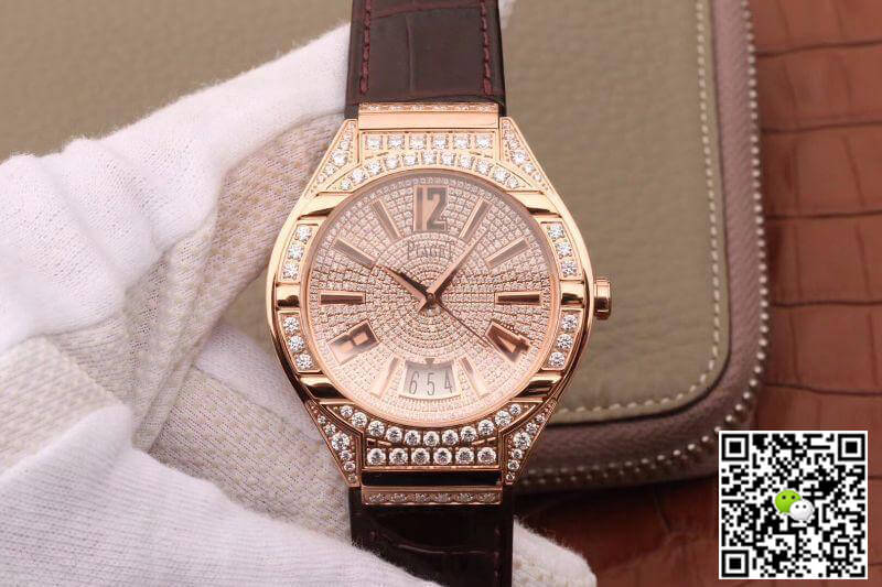 Best Replica Replica Piaget Polo MKS Factory 1:1 Best Edition Swiss ETA9015 to 800P 18K Rose-gold Plated - Colareps