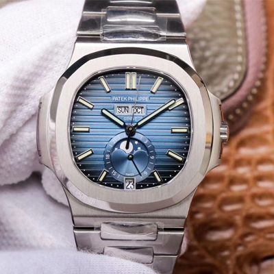 Best Replica Replica Patek Philippe Nautilus 5726/1A-014 1:1 Best Edition PF Factory Blue Dial Swiss ETA324 - Colareps