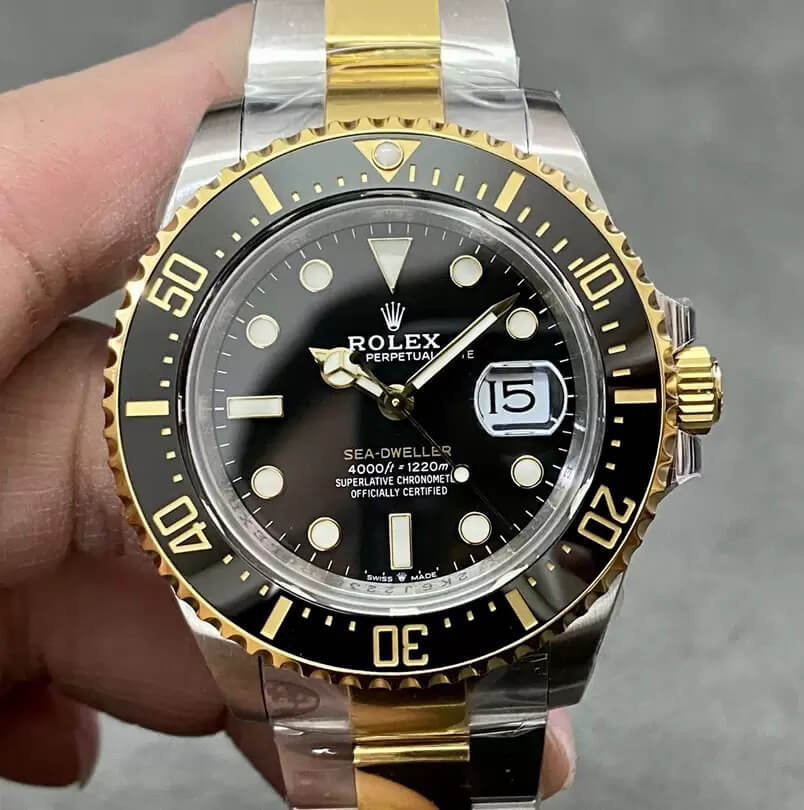 Best Replica Replica Rolex Sea Dweller M126603-0001 1:1 Best Edition VS Factory Yellow Gold - Colareps