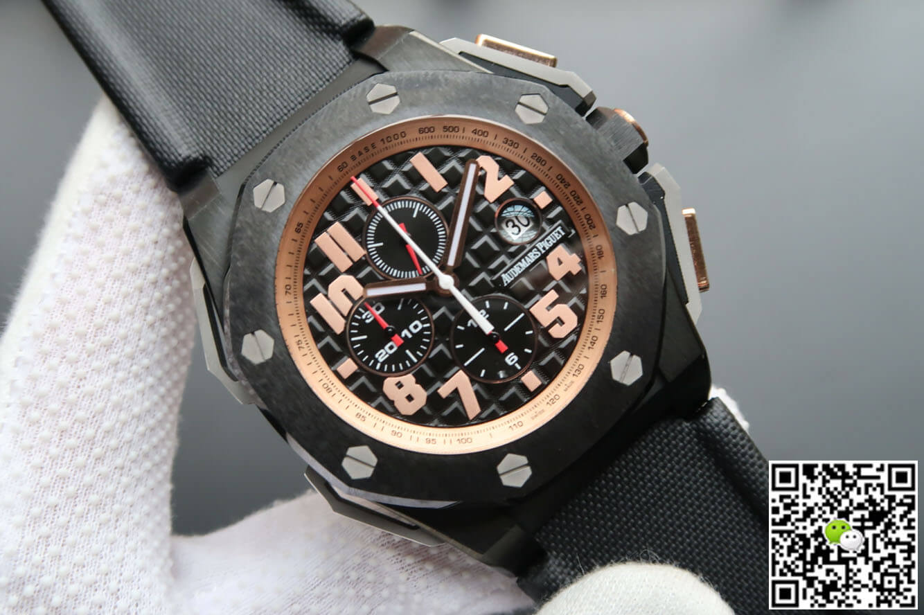 Best Replica Replica Audemars Piguet Royal Oak Offshore 26378IO.OO.A001KE.01 1:1 Best Edition JF Factory V2 Black Dial - Colareps