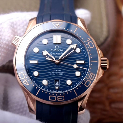 Best Replica Replica Omega Seamaster 210.62.42.20.03.001 1:1 Best Edition VS Factory Blue Dial Swiss ETA8801 - Colareps