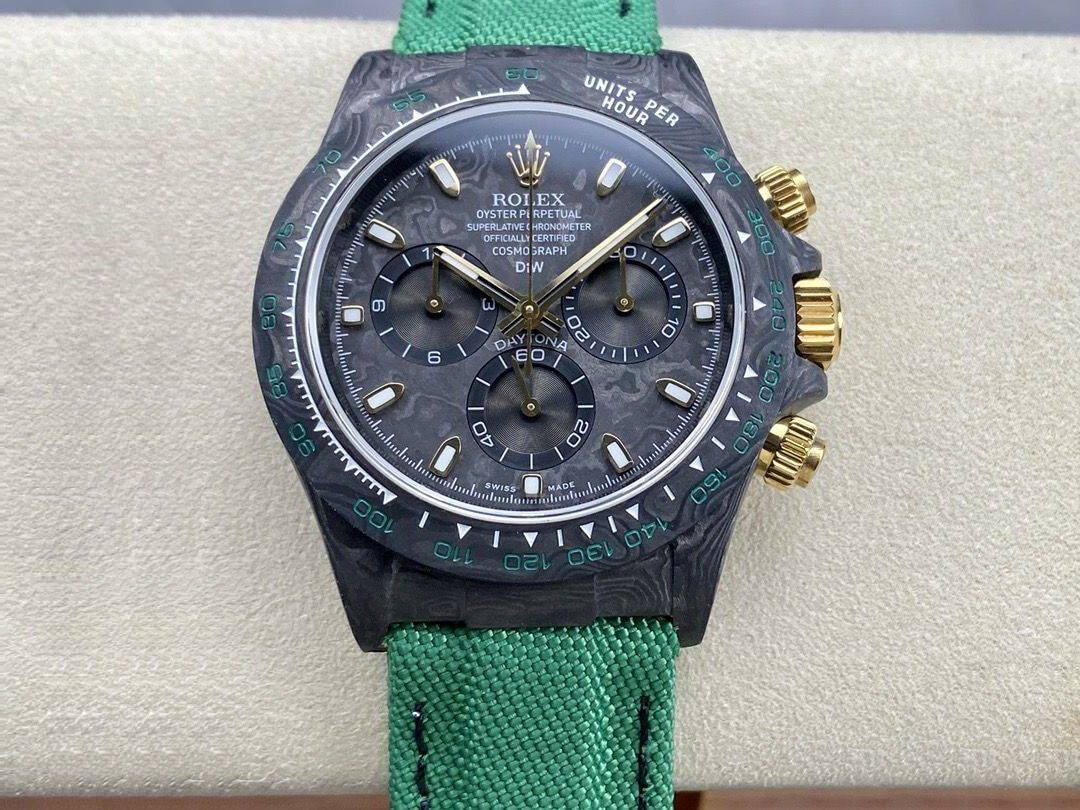 Best Replica Replica Rolex Daytona Cosmograph Diw Custom Version 1:1 Best Edition Noob Factory Carbon Fiber Dial - Colareps