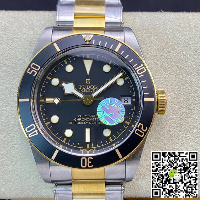 Best Replica TUDOR Replica Heritage Black Bay M79733N-0002 ZF Factory 1:1 Best Edition Swiss ETA2824-2 Two Tone Stainless Steel Bracelet - Colareps
