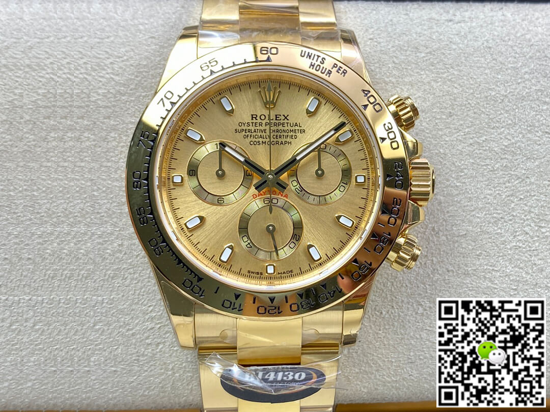Best Replica Replica Rolex Daytona M116508-0003 1:1 Best Edition BT Factory Gold Dial - Colareps