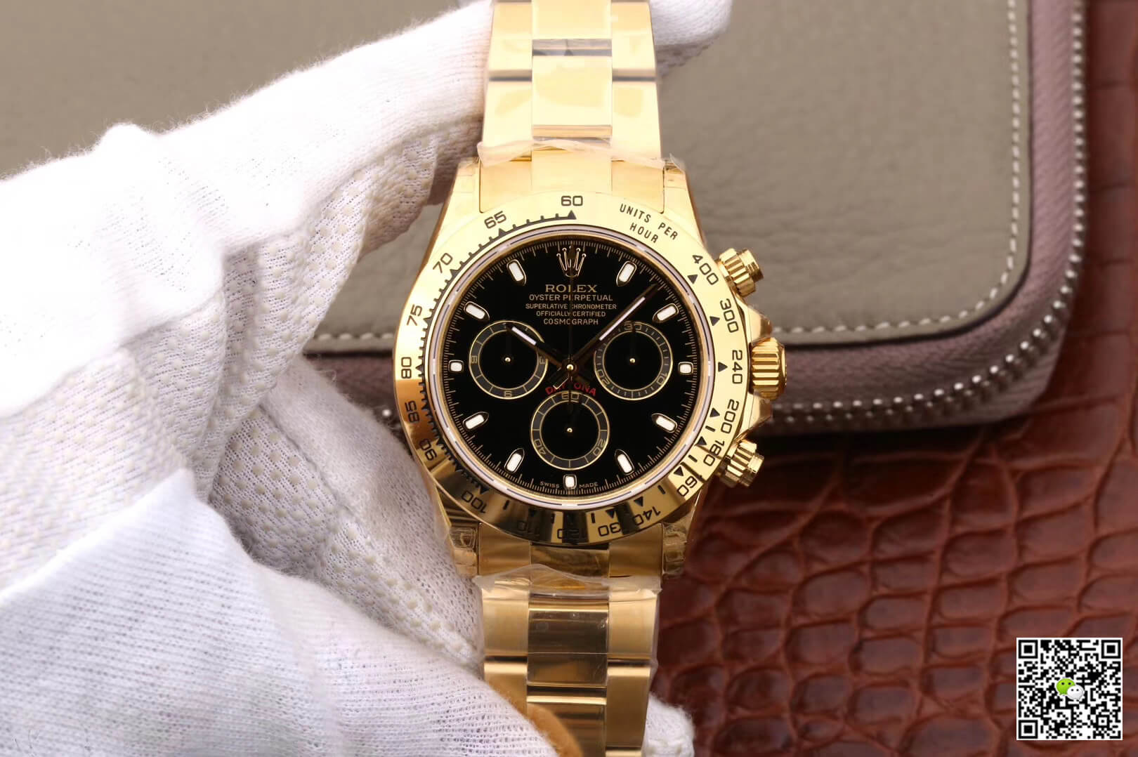 Best Replica Replica Rolex Daytona Cosmograph M116508-0004 1:1 Best Edition JH Factory Black Dial - Colareps