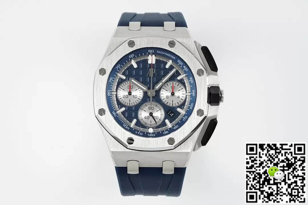 Best Replica Replica Audemars Piguet Royal Oak Offshore 26420TI.OO.A027CA.01 1:1 Best Edition APF Factory Blue Dial - Colareps