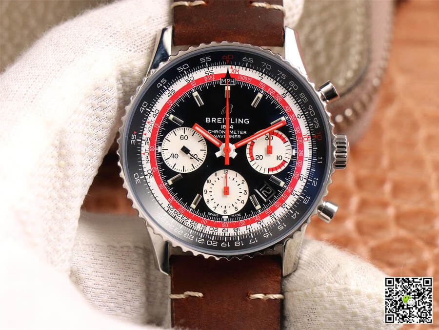 Best Replica Replica Breitling Navitimer AB01211B1B1X1 1:1 Best Edition V9 Factory Black Dial - Colareps