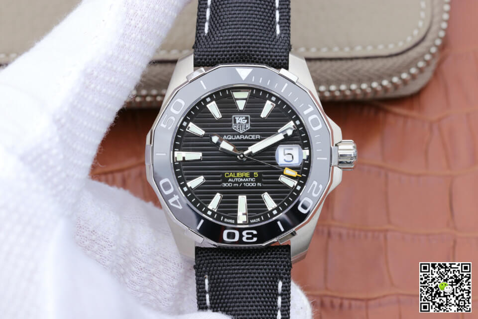 Best Replica Replica Tag Heuer Aquaracer 300M WAY211A.FC6362 1:1 Best Edition V6 Factory Black Dial - Colareps