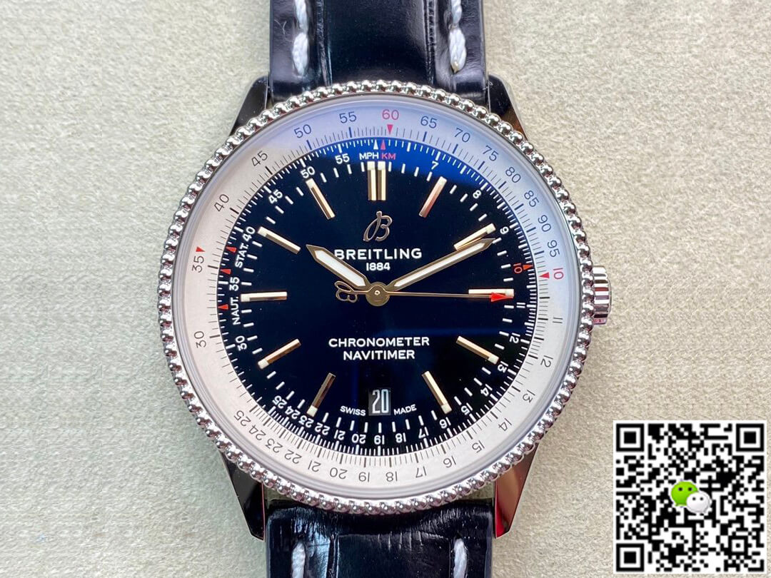 Best Replica Replica Breitling Navitimer 1 A17326211B1P1 1:1 Best Edition V7 Factory Cowhide Strap - Colareps