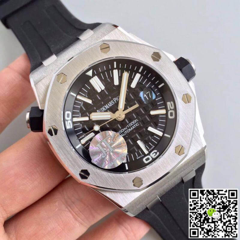 Best Replica Replica Audemars Piguet Royal Oak Offshore Diver 15703ST.OO.A002CA.01 JF Factory V10 1:1 Best Edition Swiss ETA3120 - Colareps