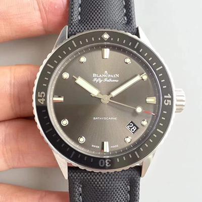 Best Replica Replica Blancpain Fifty Fathoms Bathyscaphe 5000-1110-B52A ZF Factory 1:1 Best Edition Swiss ETA1315 - Colareps