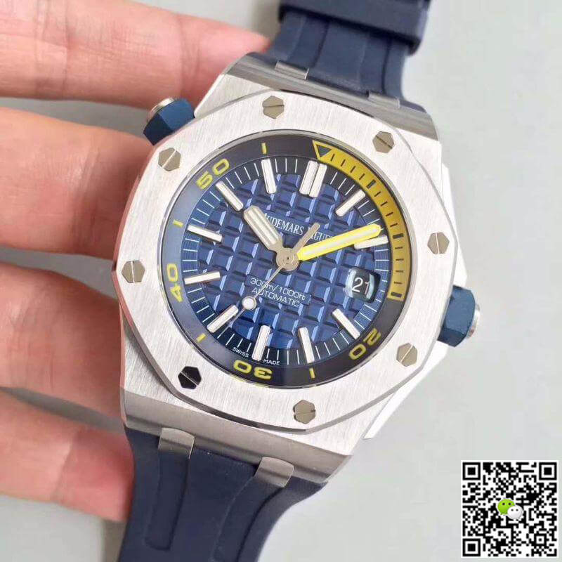 Best Replica Replica Audemars Piguet Royal Oak Offshore Diver 15710ST.OO.A027CA.01 JF Factory 1:1 Best Edition Swiss ETA3120 - Colareps