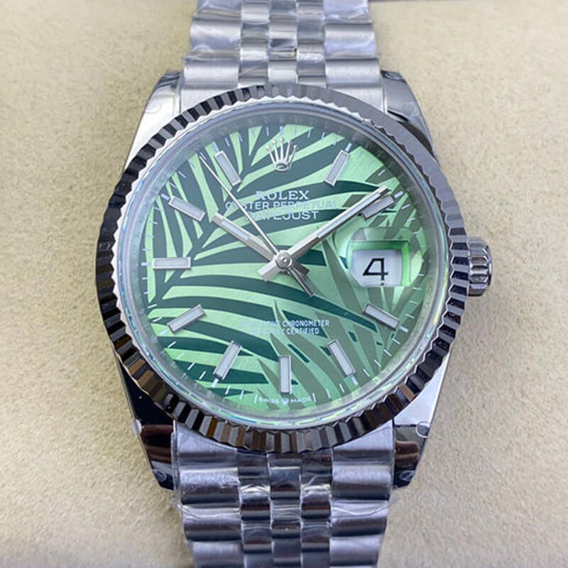Best Replica Replica Rolex Datejust M126234-0047 36MM 1:1 Best Edition VS Factory Green Dial - Colareps