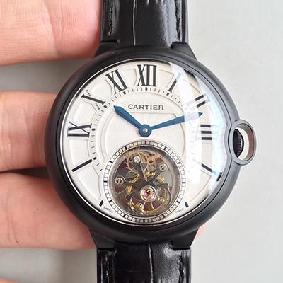 Best Replica Replica Ballon Bleu De Cartier Tourbillon Men Watches 1:1 Best Edition Swiss Tourbillon White Dial - Colareps