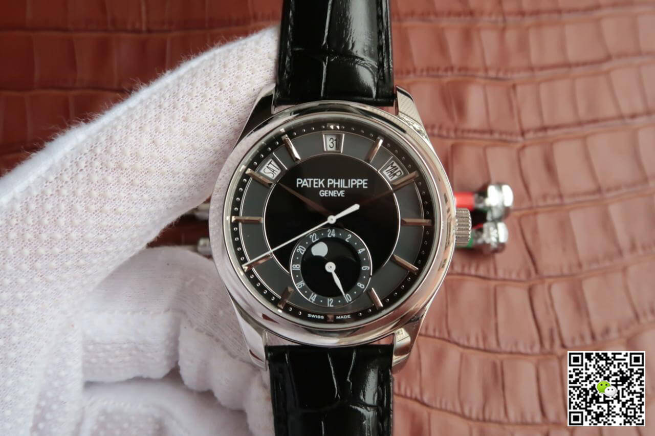 Best Replica Replica Patek Philippe Grand Complications 5205R-001 1:1 Best Edition KM Factory Cowhide Strap - Colareps