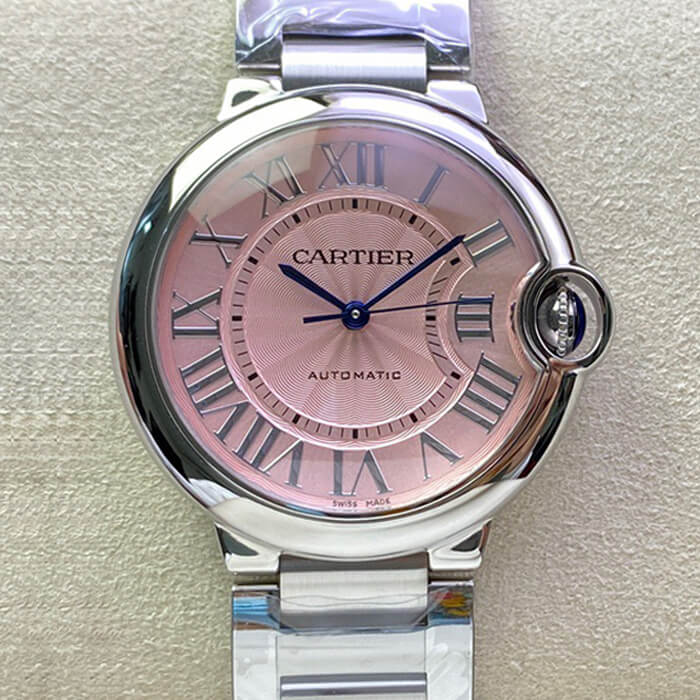 Best Replica Replica Ballon Bleu De Cartier 36MM WSBB0007 1:1 Best Edition 3K Factory Pink Dial - Colareps