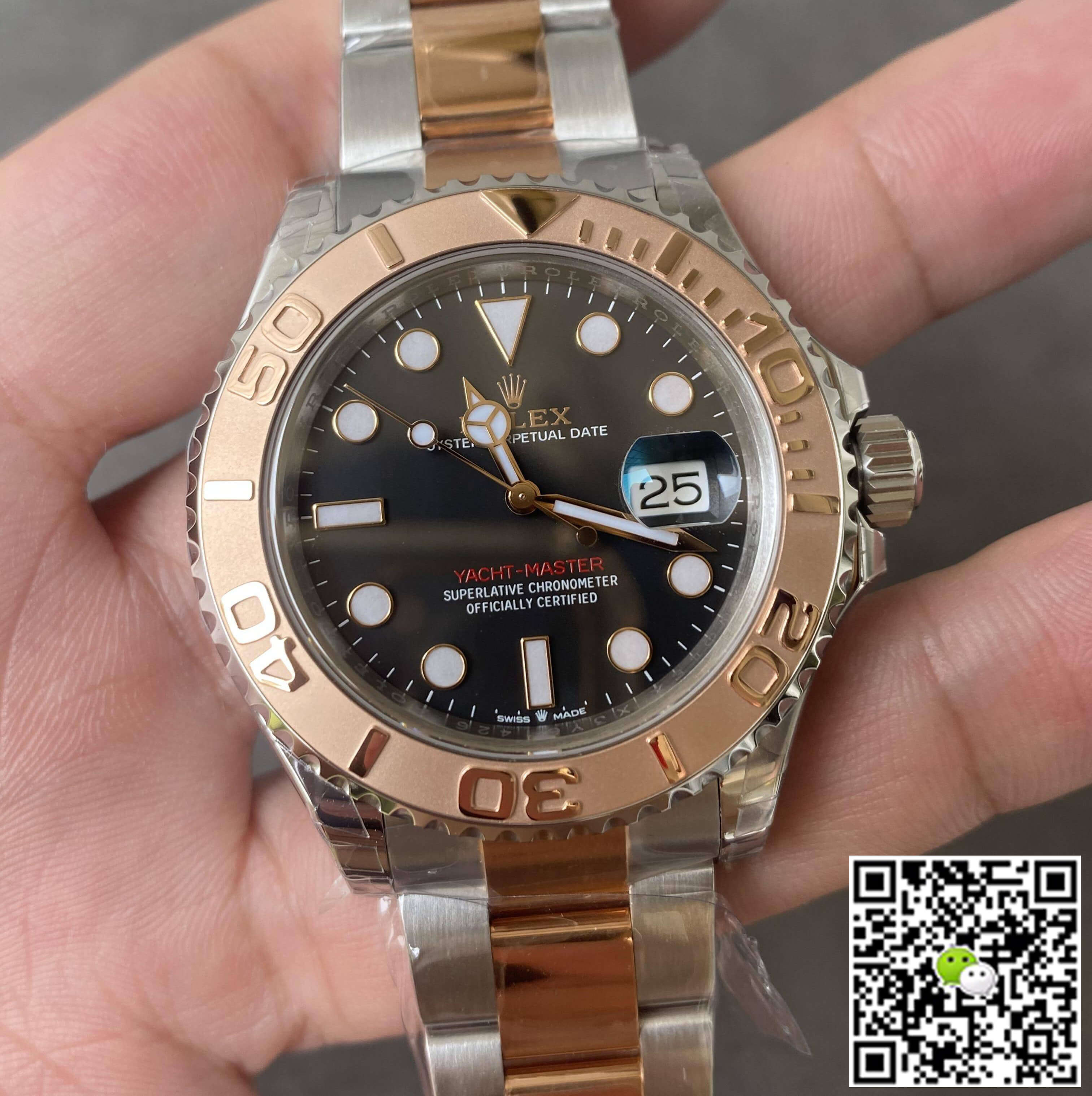 Best Replica Replica Rolex Yacht Master M126621-0002 1:1 Best Edition VS Factory Rose Gold Bezel - Colareps
