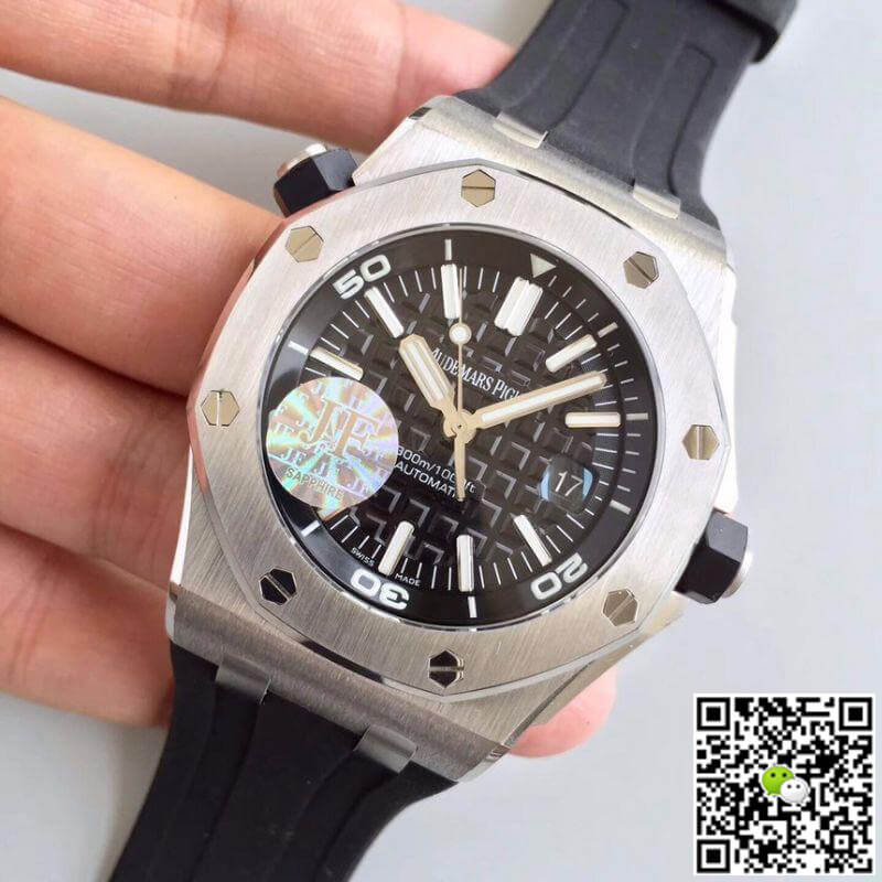 Best Replica Replica Audemars Piguet Royal Oak Offshore Diver 15703ST.OO.A002CA.01 JF Factory V10 1:1 Best Edition Swiss ETA3120 - Colareps