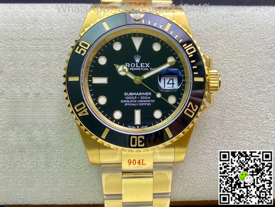 Best Replica Replica Rolex Submariner M126618LN-0002 41MM 1:1 Best Edition VS Factory Yellow Gold - Colareps