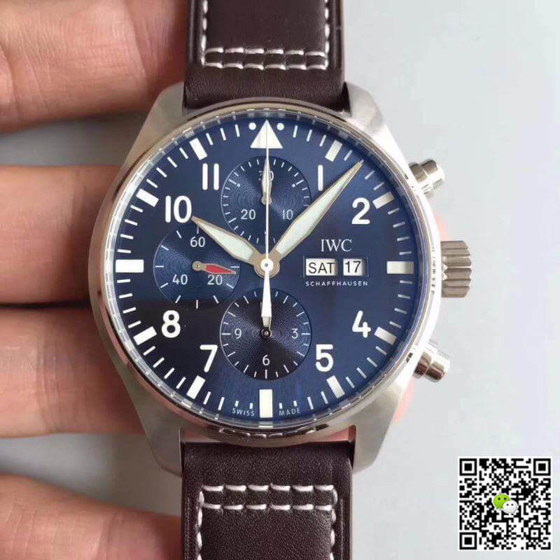 Best Replica Replica IWC Pilot Chronograph IW377714 ZF Factory Men Watches 1:1 Best Edition Swiss ETA7750 - Colareps