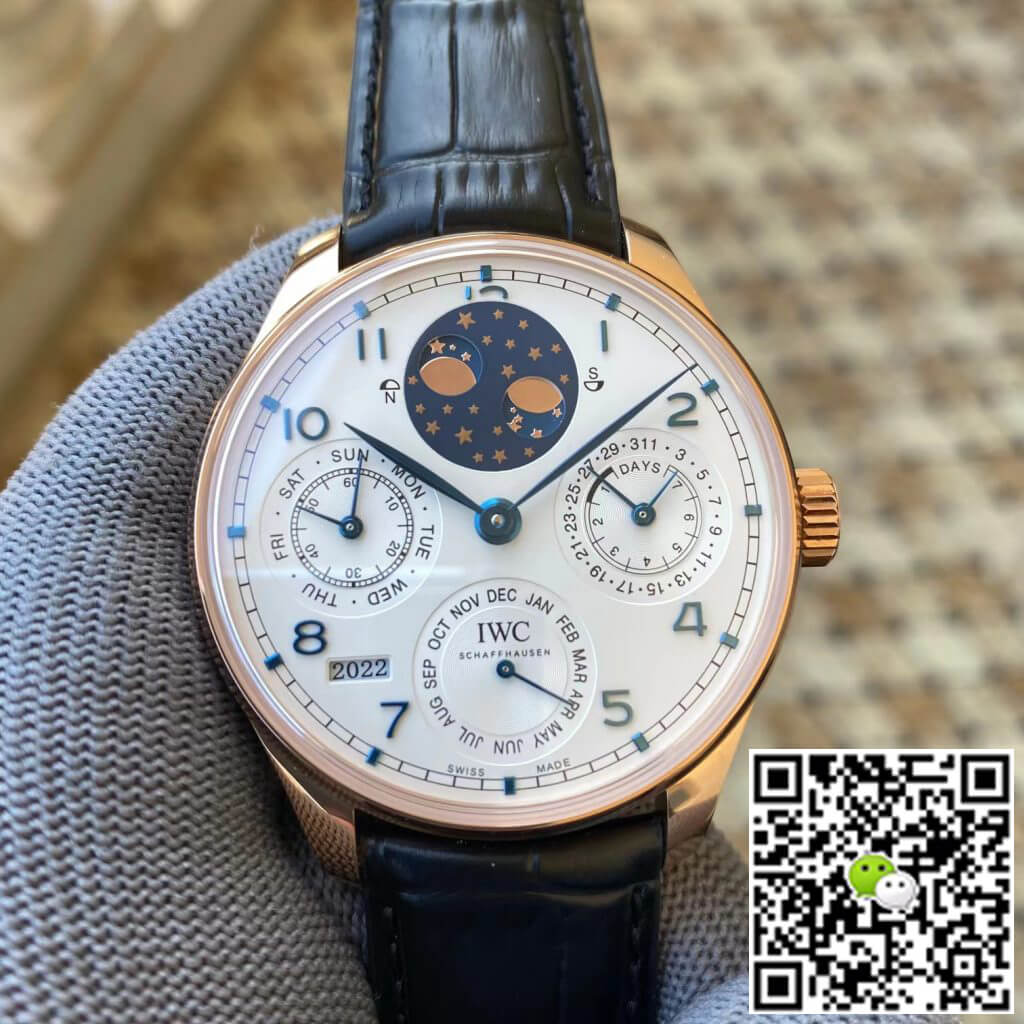 Best Replica Replica IWC Portuguese Perpetual Calendar IW503405 1:1 Best Edition APS Factory White Dial - Colareps