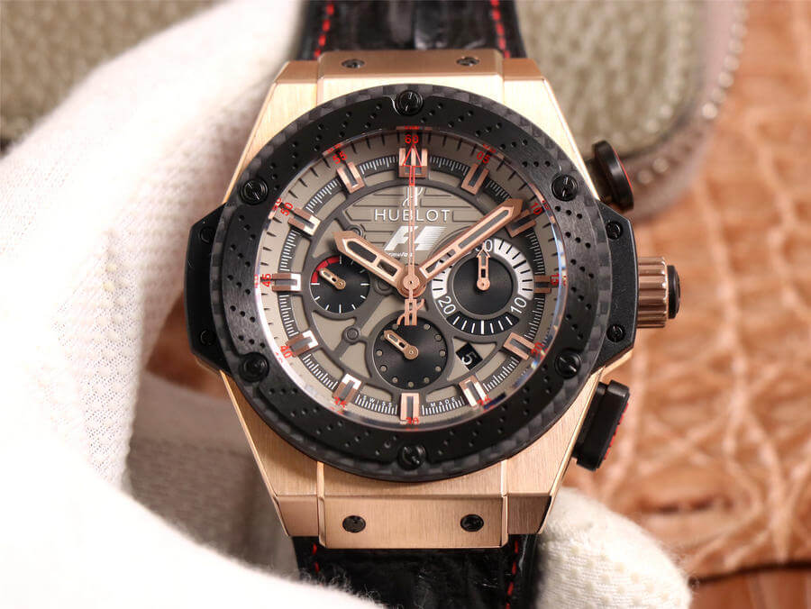 Best Replica Hublot Replica King Power 703.ZM.1123.NR.FMO10 1:1 Best Edition V6 Factory Rose Gold - Colareps