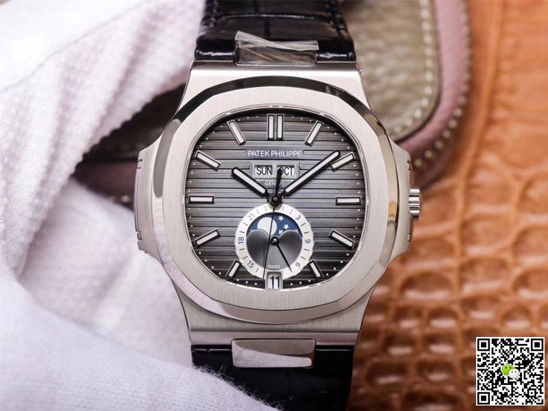 Best Replica Replica Patek Philippe Nautilus 5726A-001 1:1 Best Edition PF Factory Black Strap Swiss ETA324 - Colareps