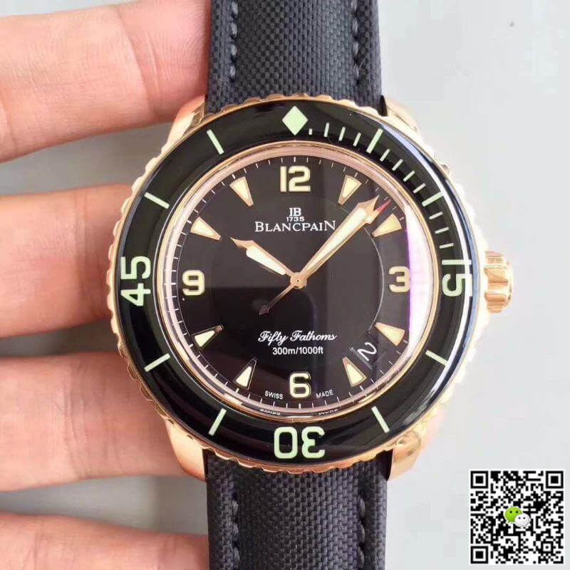 Best Replica Replica Blancpain Fifty Fathoms 5015-3630-52 ZF Factory Mechanical Watches 1:1 Best Edition Swiss ETA2836-2 Black Dial - Colareps