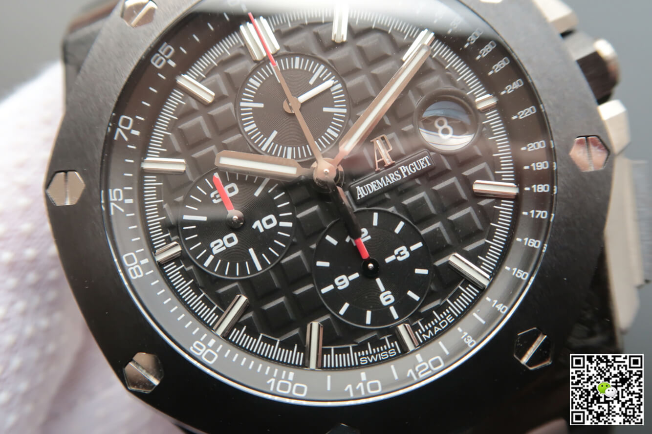 Best Replica Replica Audemars Piguet Royal Oak Offshore 26400AU.OO.A002CA.01 1:1 Best Edition JF Factory Black Dial - Colareps