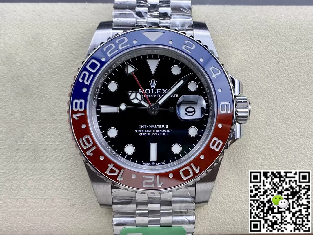 Best Replica Replica Rolex GMT Master II M126710BLRO-0001 1:1 Best Edition C+ Factory Steel Strap - Colareps