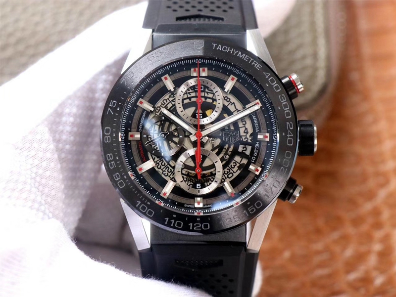 Best Replica Replica TAG Heuer Carrera CAR201V.FT6046 1:1 Best Edition XF Factory Black Dial Swiss HEUER 01 - Colareps