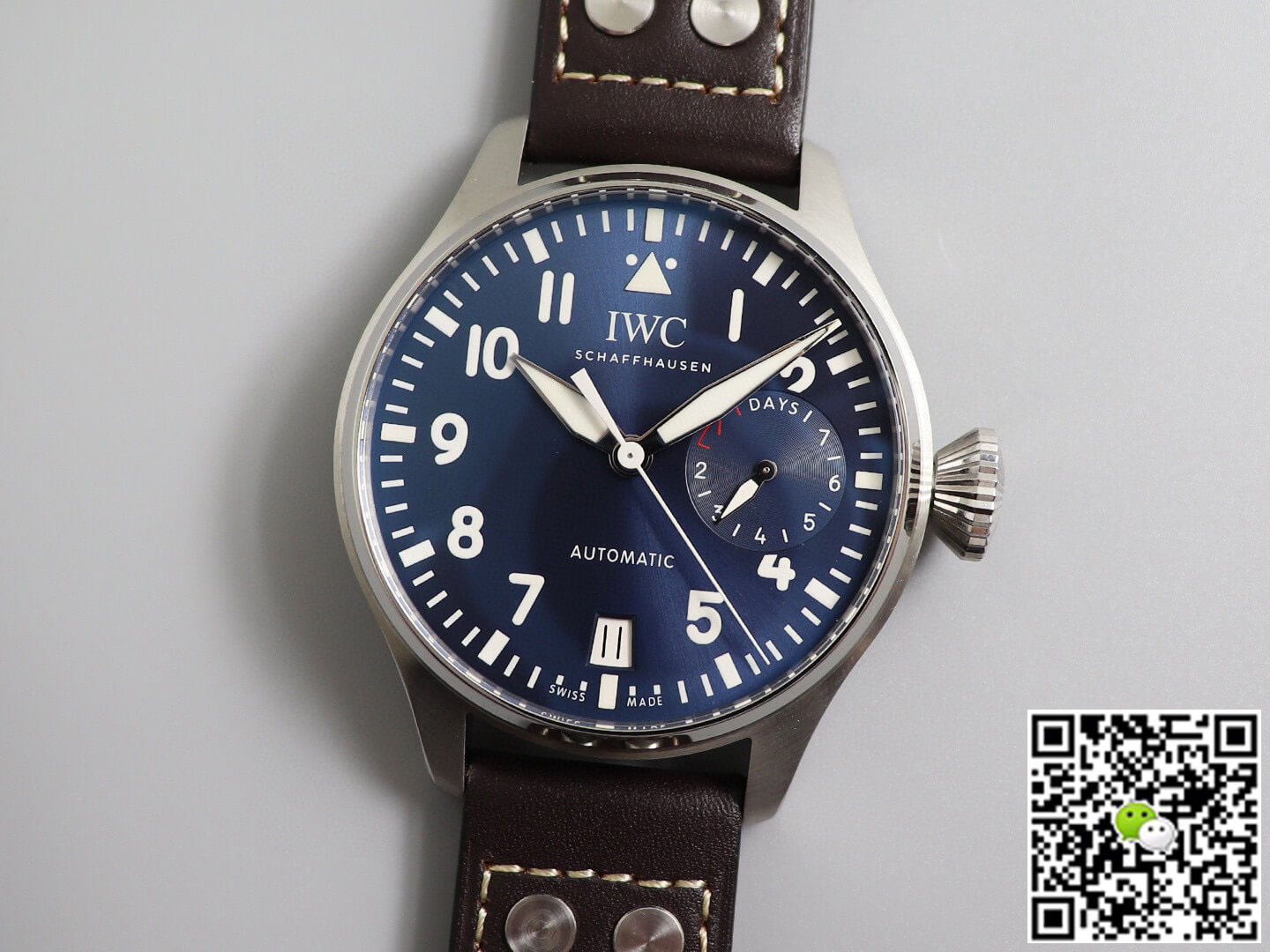 Best Replica Replica IWC Pilot IW501002 1:1 Best Edition ZF Factory Blue Dial - Colareps