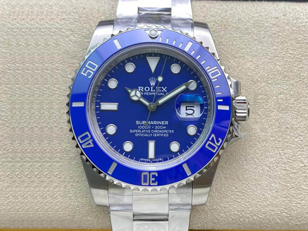 Best Replica Rolex Submariner Replica 116619LB-97209 1:1 Best Edition VS Factory Blue Dial - Colareps