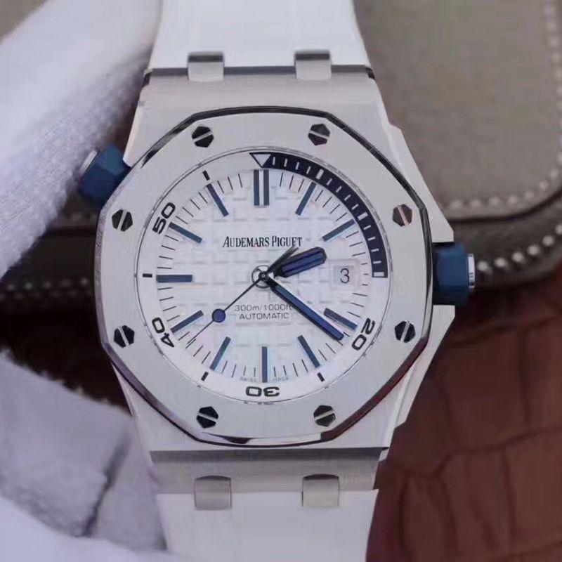 Best Replica Replica Audemars Piguet Royal Oak Offshore Diver 15710ST.OO.A010CA.01 JF Factory Men Watches 1:1 Best Edition Swiss ETA3120 - Colareps