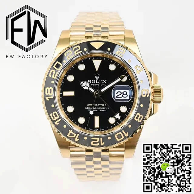Best Replica Replica Rolex GMT Master II M126718grnr-0001 1:1 Best Edition EW Factory Black Dial - Colareps