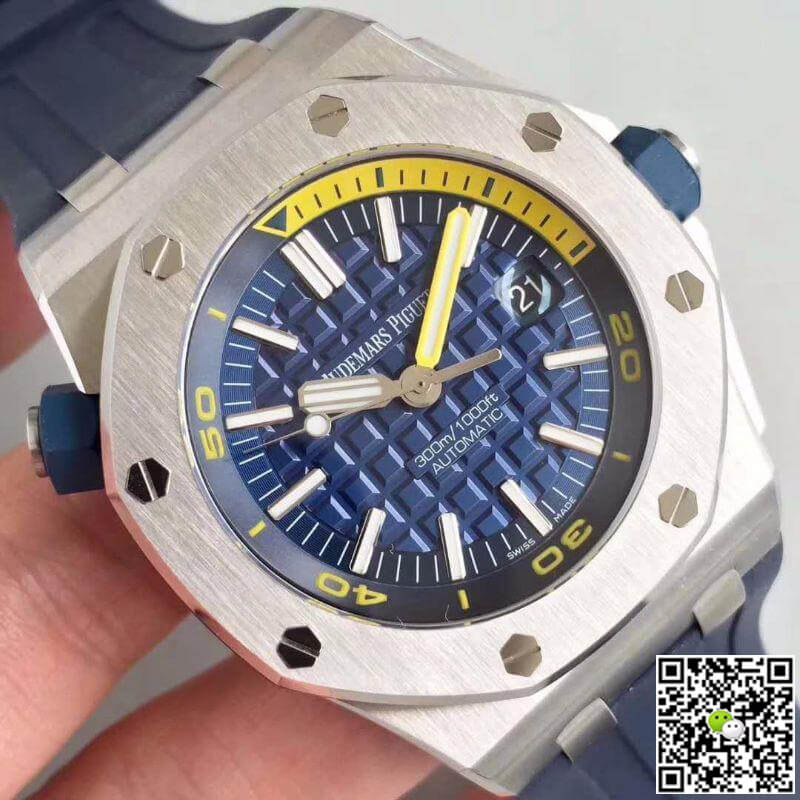 Best Replica Replica Audemars Piguet Royal Oak Offshore Diver 15710ST.OO.A027CA.01 JF Factory 1:1 Best Edition Swiss ETA3120 - Colareps