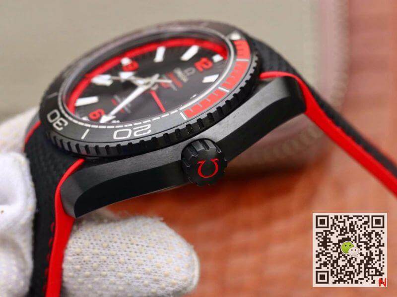 Best Replica Replica Omega Seamaster Planet Ocean 215.92.46.22.01.003 VS Factory 1:1 Best Edition Swiss ETA8906 Black Nylon Strap - Colareps