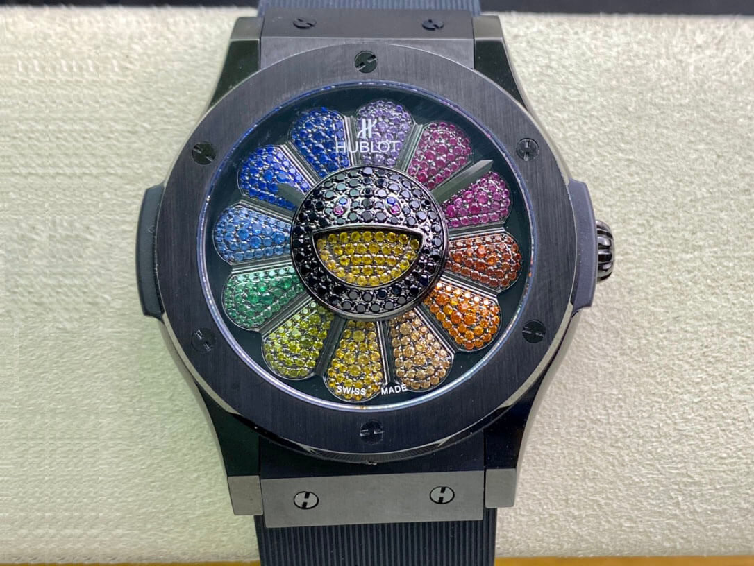Best Replica Replica Hublot Classic Fusion Takashi Murakami 507.CX.9000.RX.TAK21 1:1 Best Edition Sunflower Color Dial - Colareps