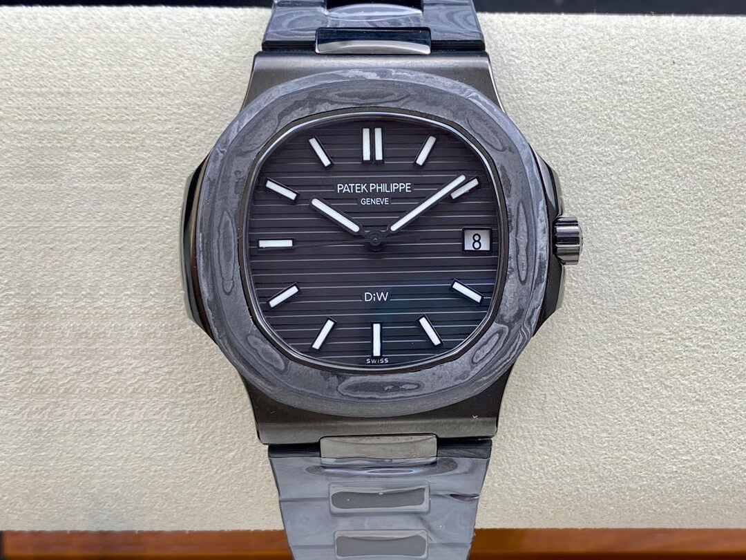 Best Replica Replica Patek Philippe Nautilus 5711 DiW 1:1 Best Edition Black Dial - Colareps
